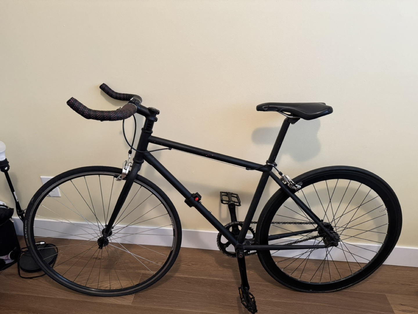 Road Bicycle Fixie - Black