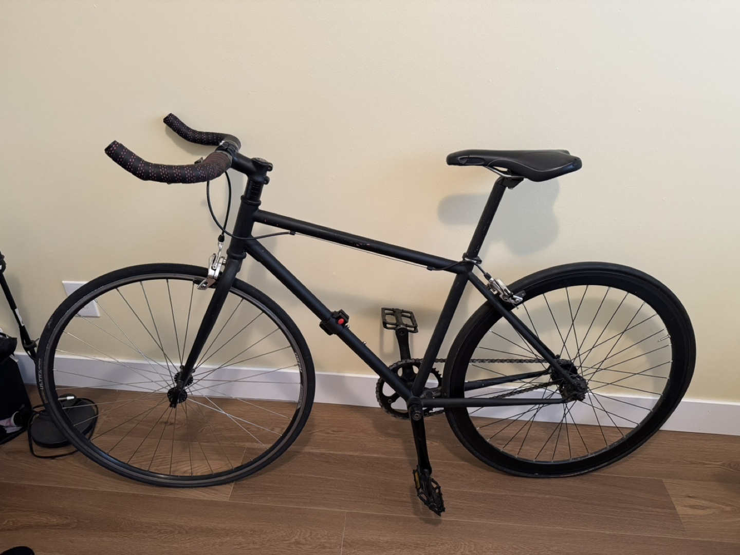 Road Bicycle Fixie - Black - photo 2