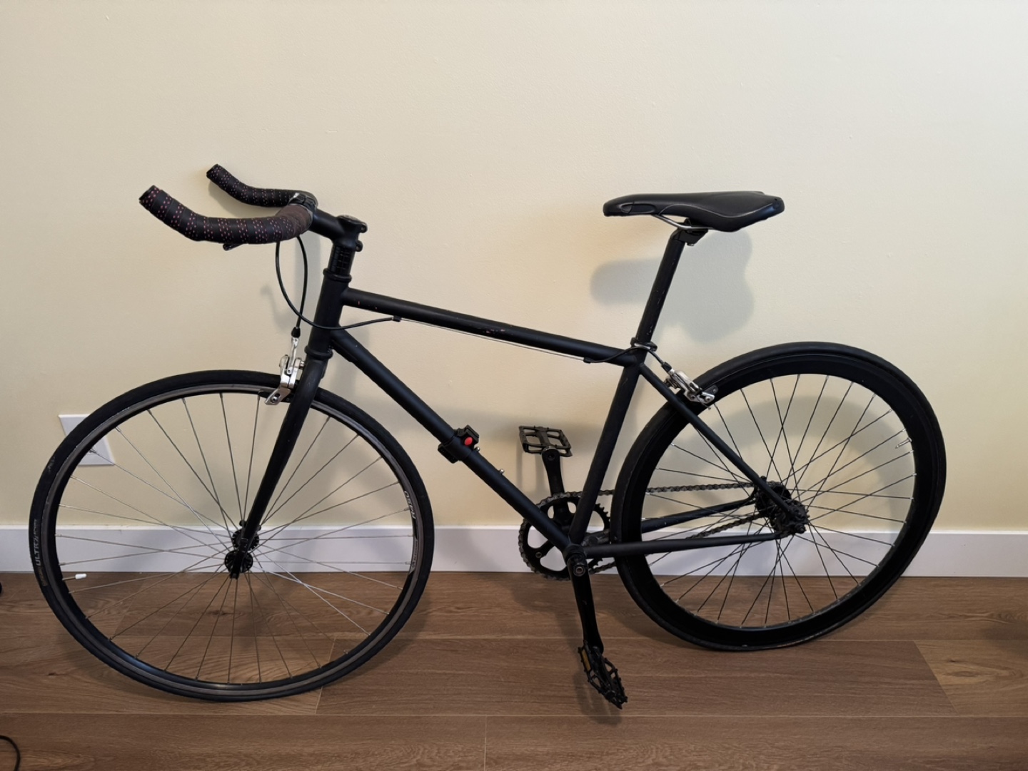 Road Bicycle Fixie - Black - photo 3