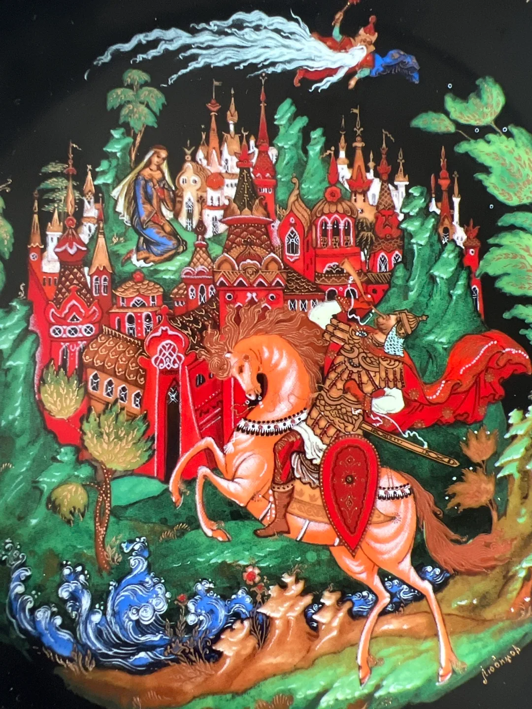 Gorgeous Collectible Numbered Decorative Plate. image indicator(5)