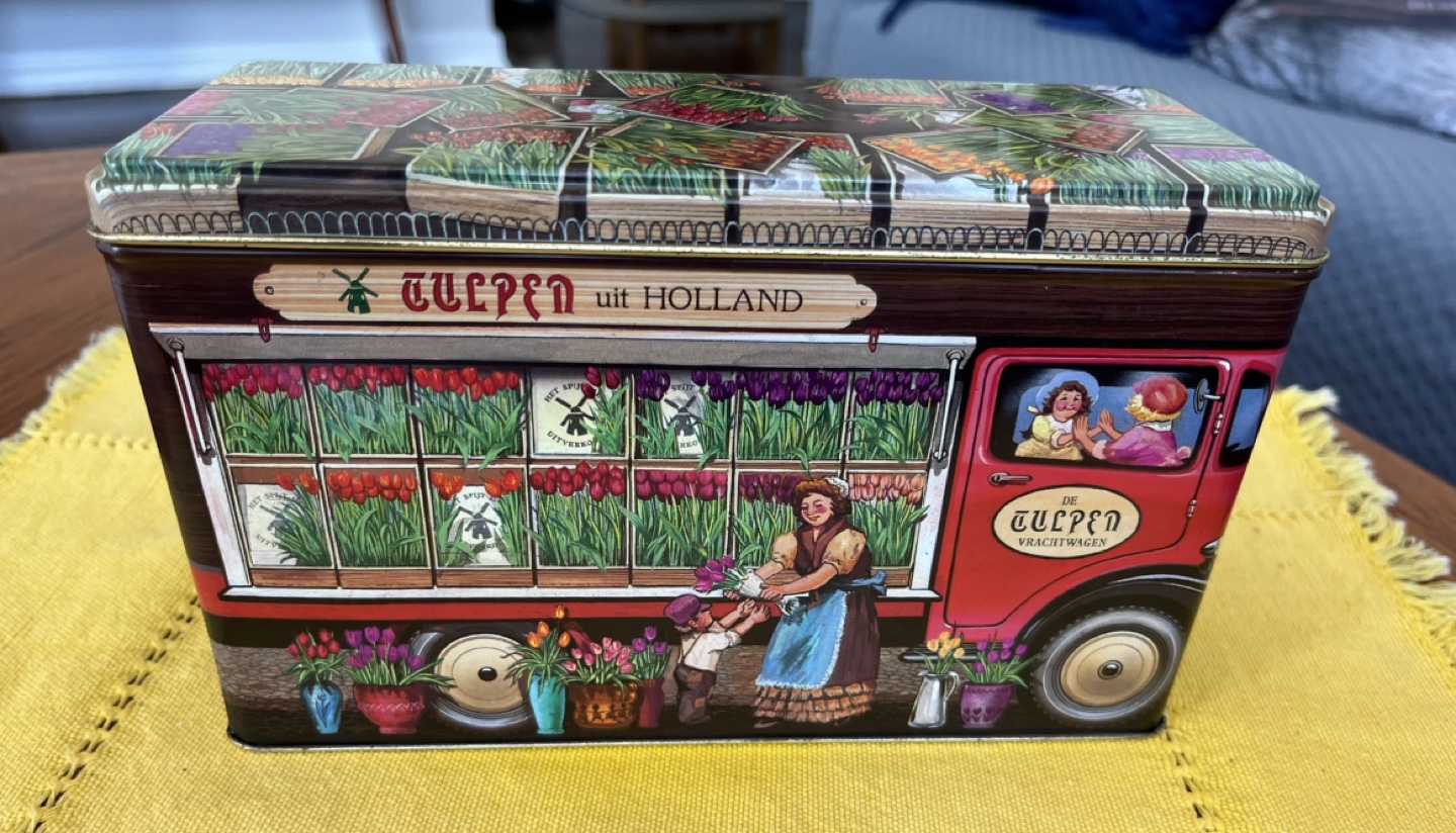 Vintage Dutch Tulip Truck Tin - photo 3
