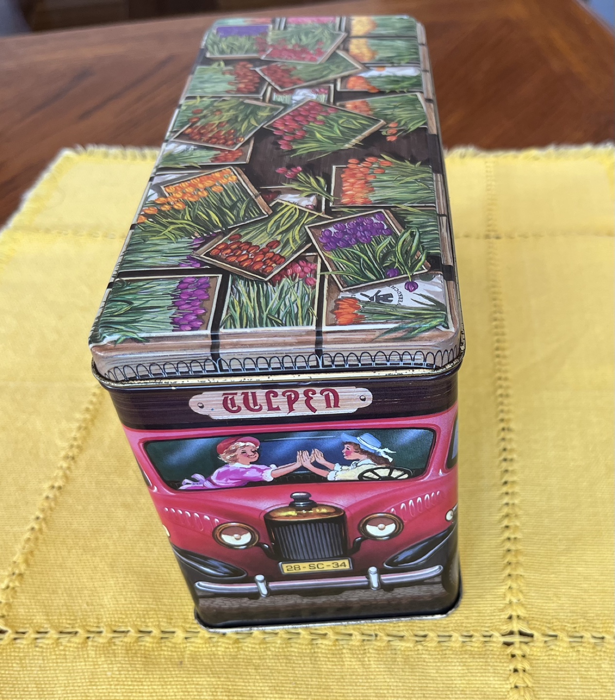 Vintage Dutch Tulip Truck Tin - photo 4