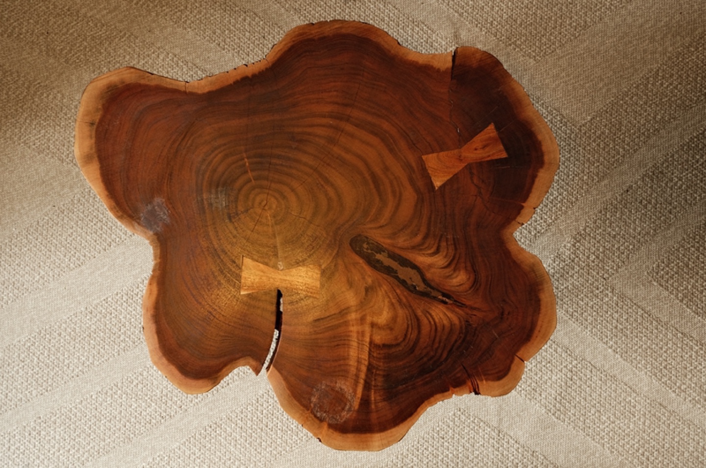 Unique Live Edge Coffee Table with Black Hairpin Legs - photo 2