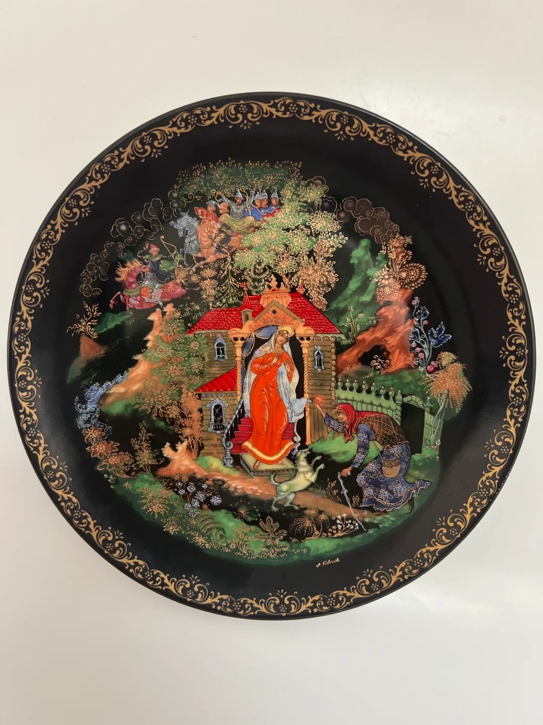 Gorgeous Fairy Tale Decorative Plate. Numbered image indicator(6)