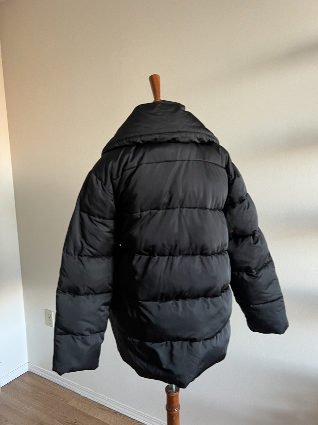Avec Les Filles Black Puffer Jacket with Belt - photo 3