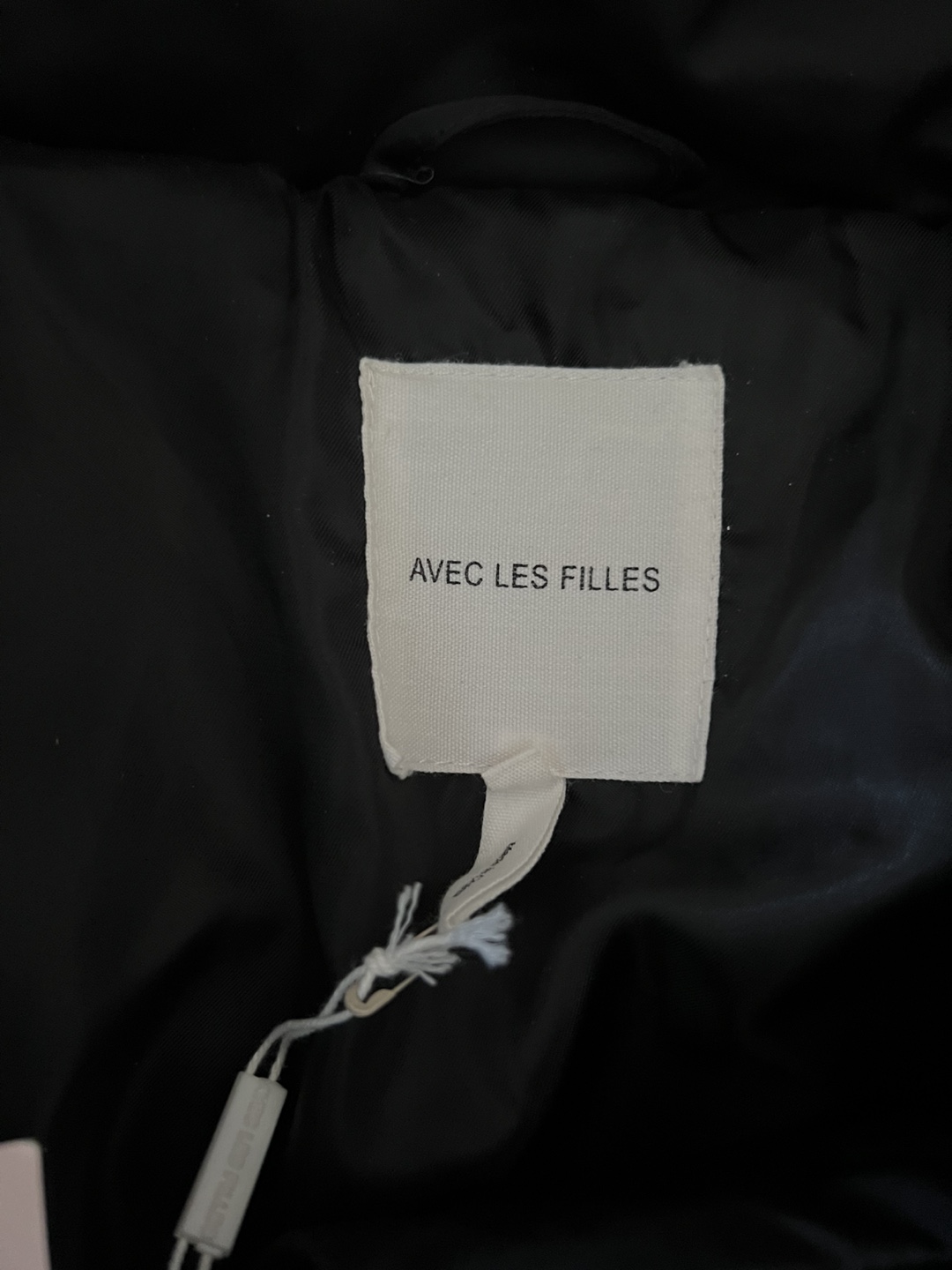 Avec Les Filles Black Puffer Jacket with Belt - photo 5