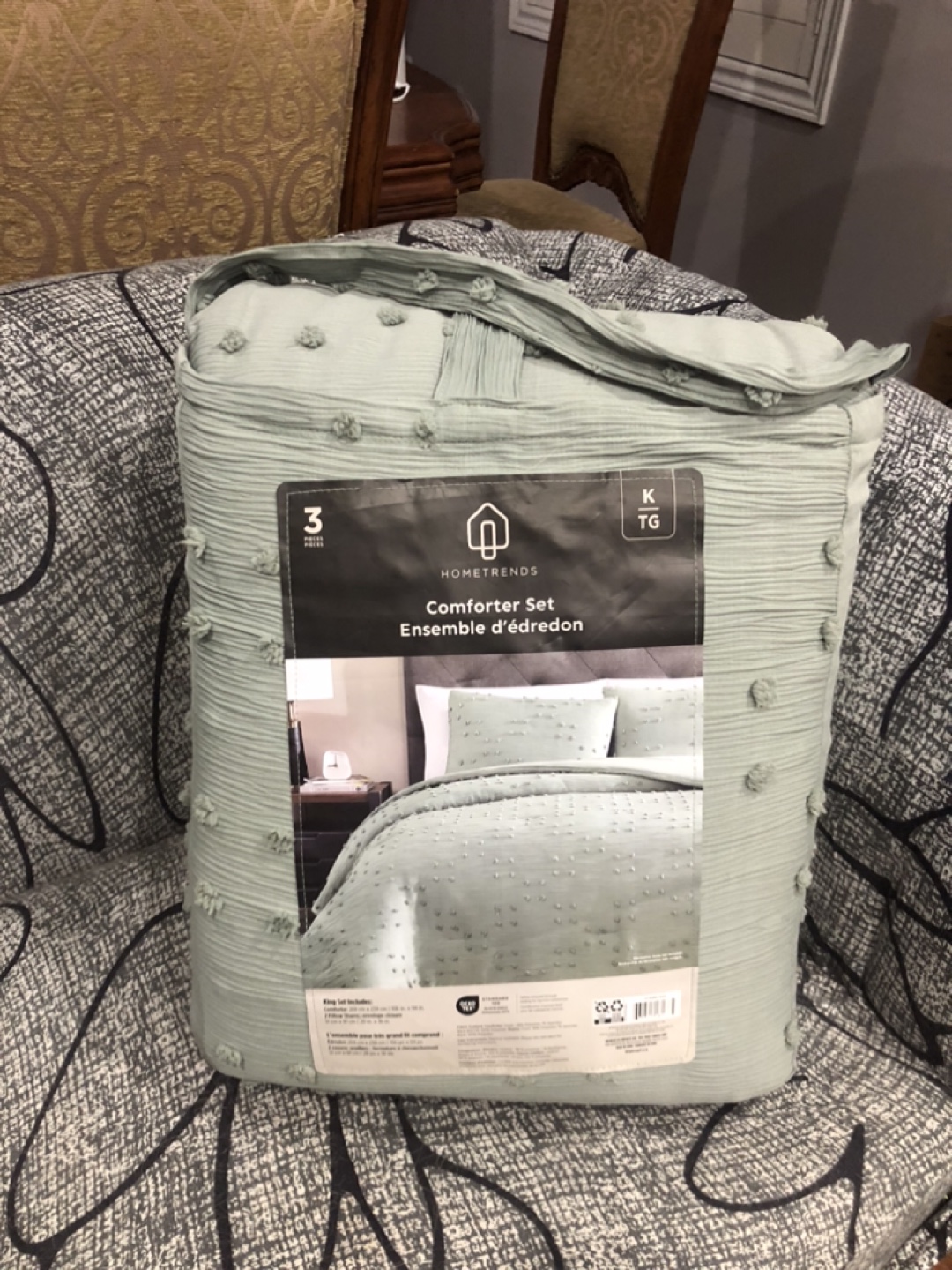 HomeTrends Comforter Set - Sage Green