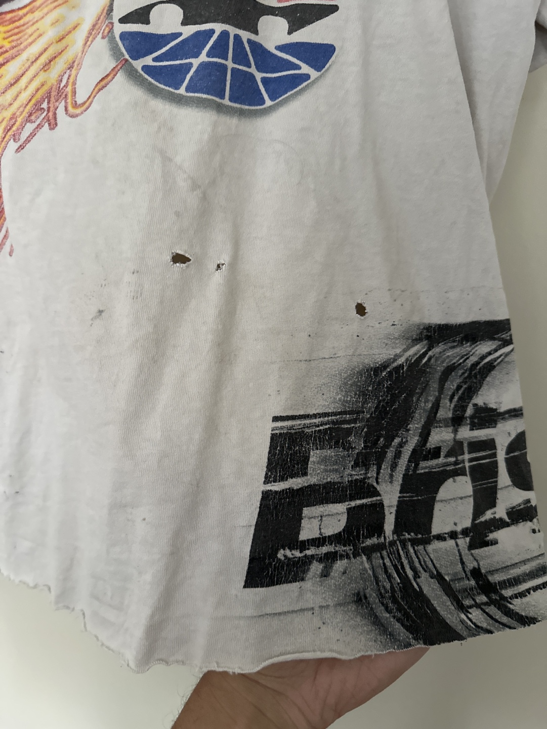 Cropped Vintage Bristol Motor Speedway T-Shirt - photo 3