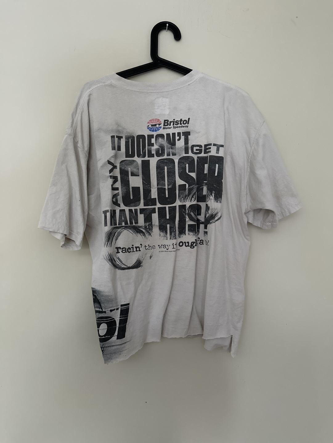 Cropped Vintage Bristol Motor Speedway T-Shirt - photo 4