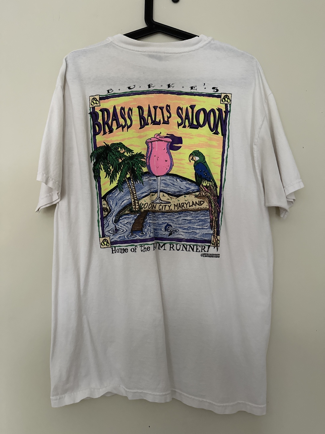 Vintage Brass Balls Saloon T-Shirt, Ocean City MD - photo 4