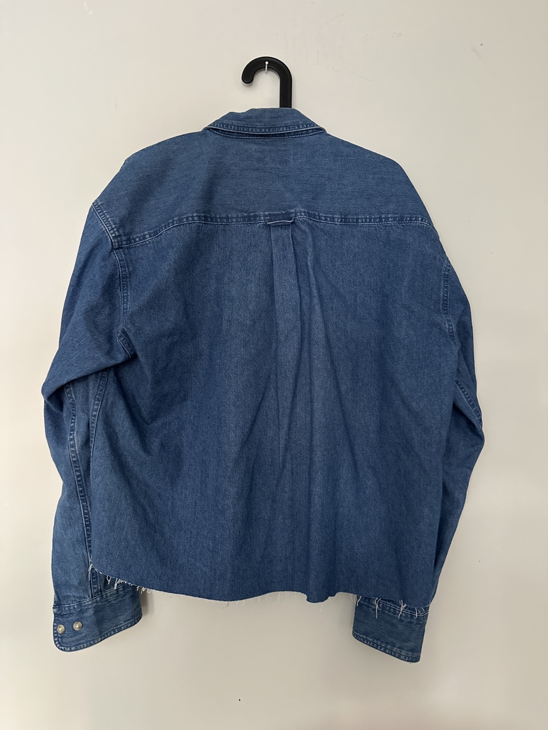 Cropped City Wear Denim Shirt - Size M - photo 3