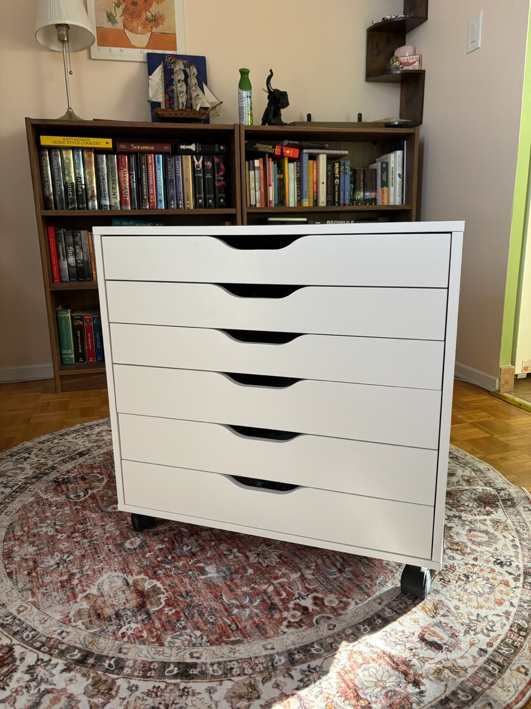 White IKEA Vanity