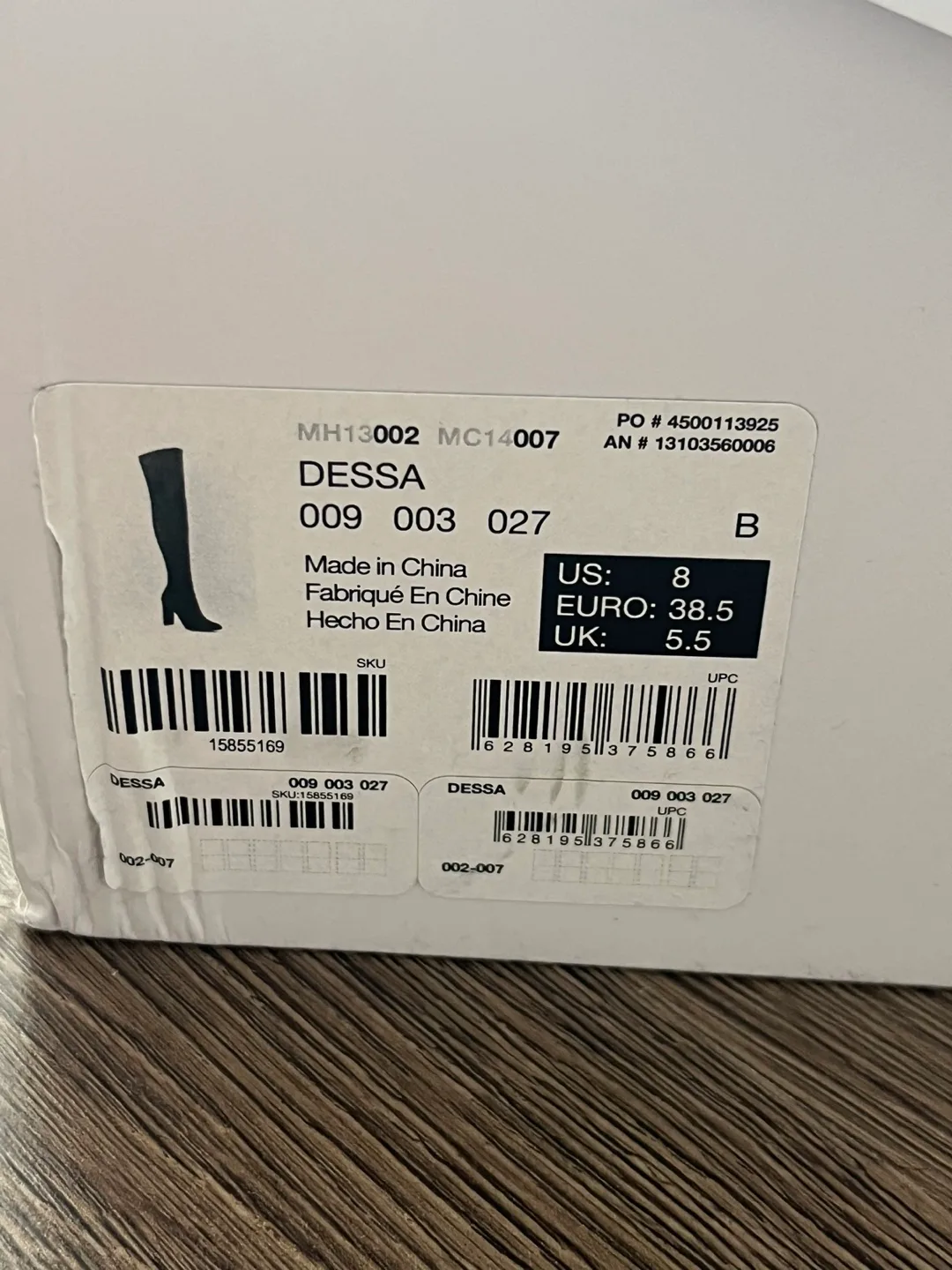 ALDO DESSA Black Suede Over-the-Knee Boots - Size 8 image indicator(4)