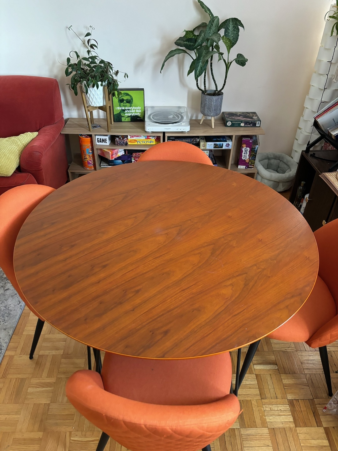 Mid-Century Modern Round Dining Table - photo 2