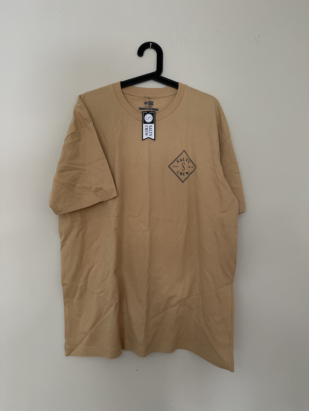 Salty Crew Premium Tan T-Shirt - X Large