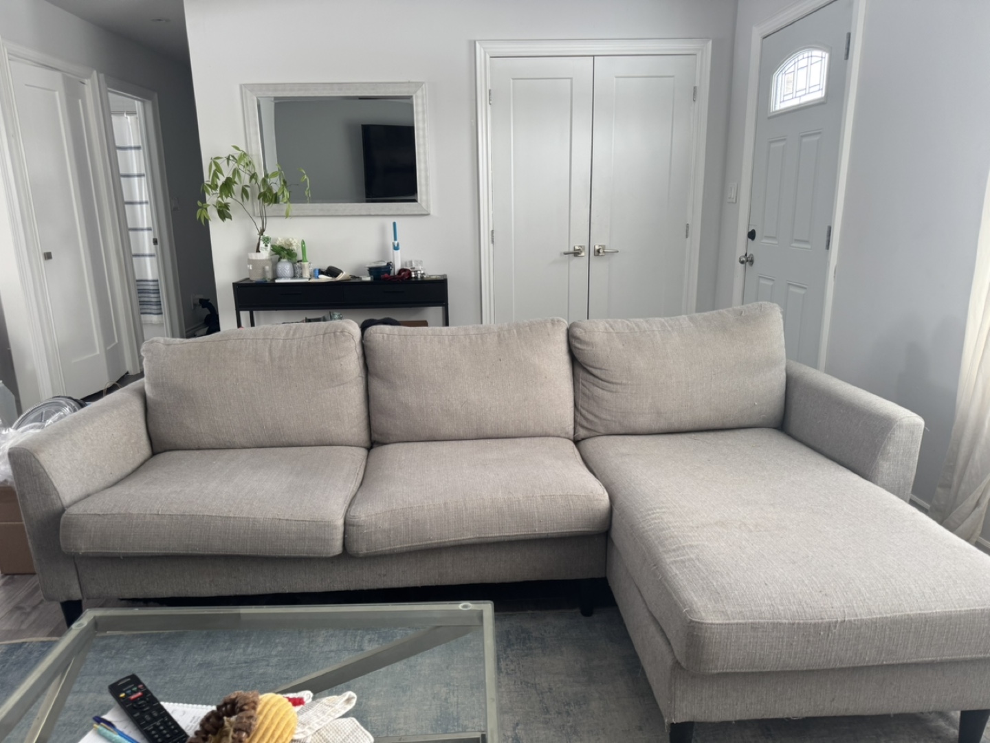 Grey Sectional Sofa - photo 2