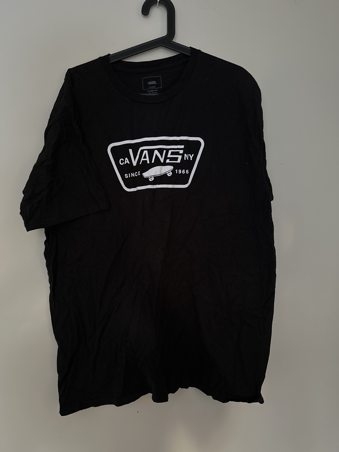 Vans Classic Fit Black T-Shirt - Size XL