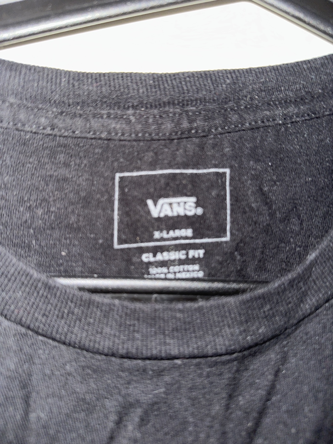 Vans Classic Fit Black T-Shirt - Size XL - photo 2