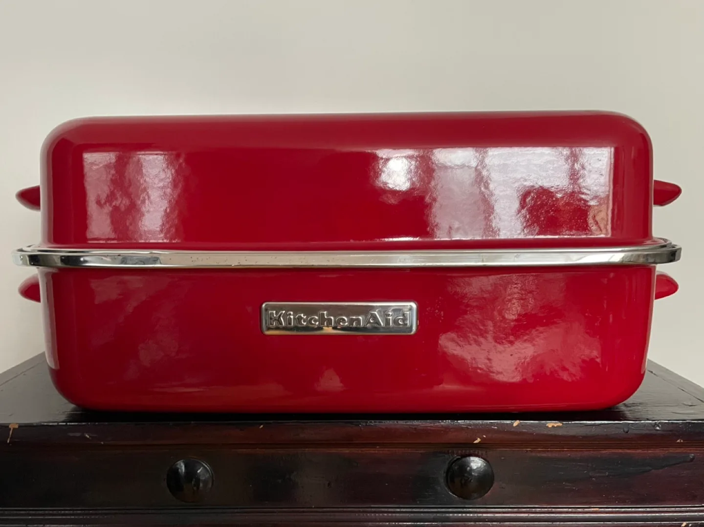 KitchenAid Enamel on Steel Double Roaster - Rare Empire Red image indicator(2)