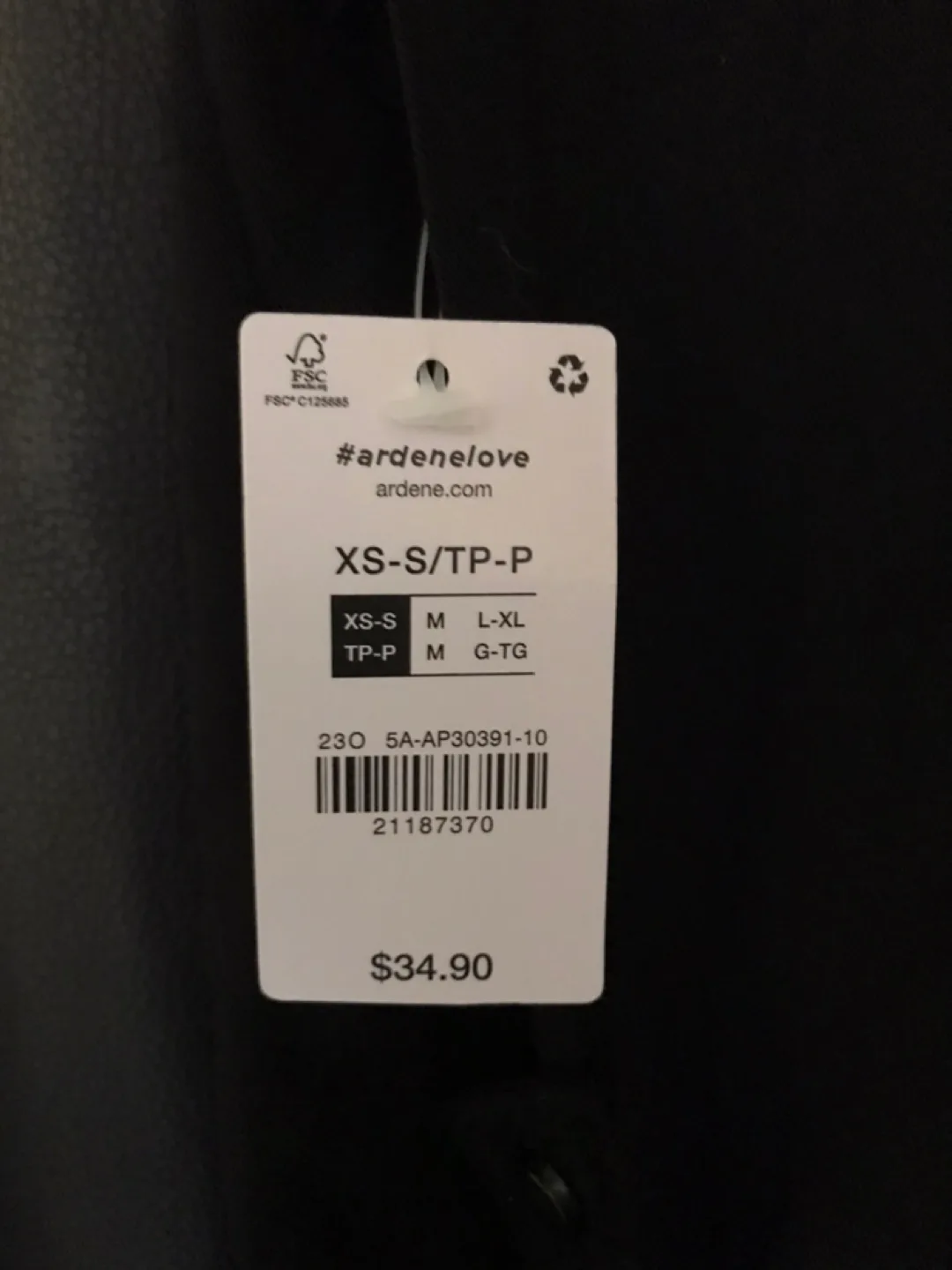 *Never Worn* Ardene Black Button-Down Shirt - Size XS-S image indicator(3)