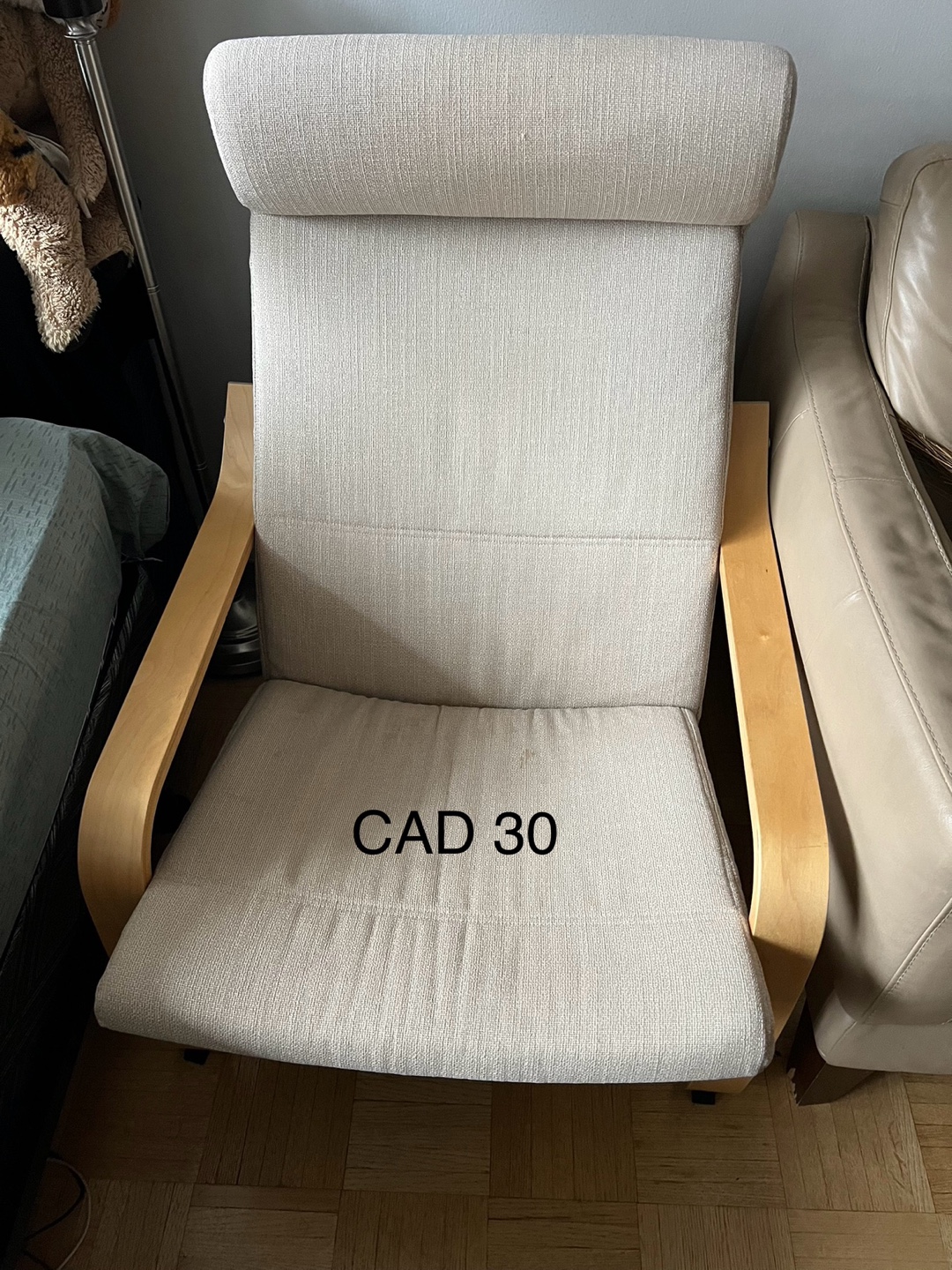 Relaxing Recliner Chair - Light Beige