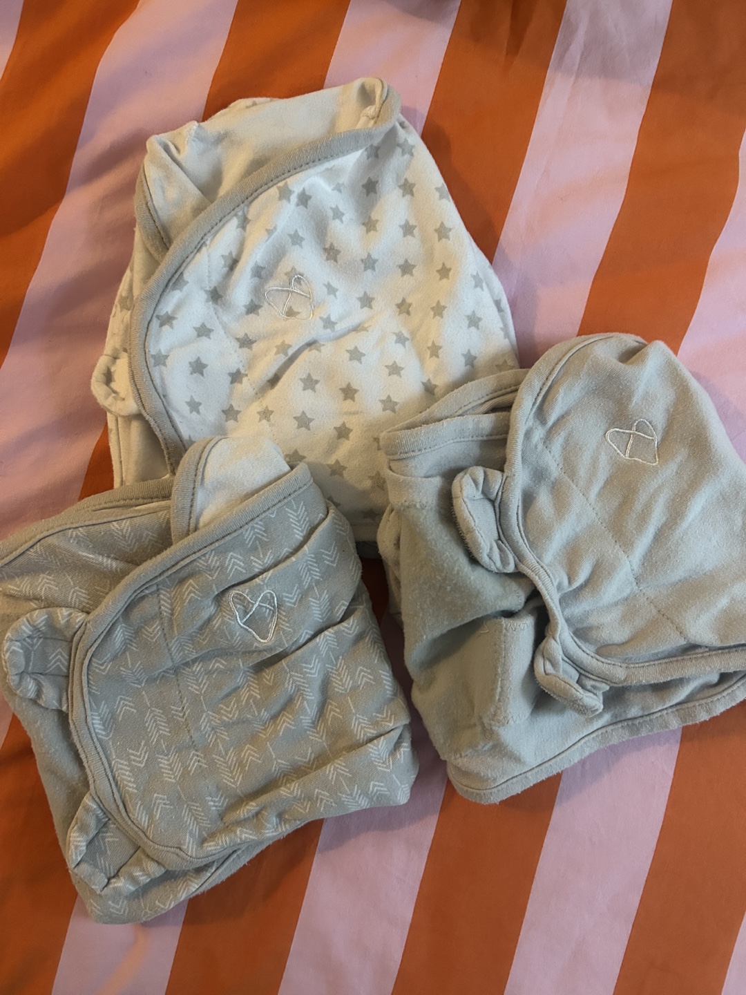 3 x Newborn Baby Sleep Swaddle Sacks
