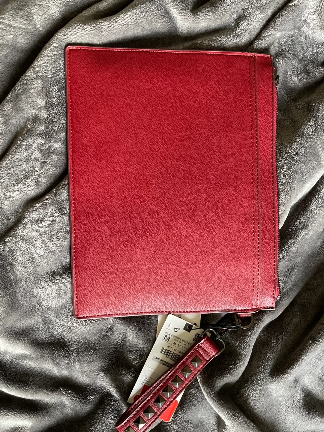 Zara Red Studded Clutch image indicator(2)