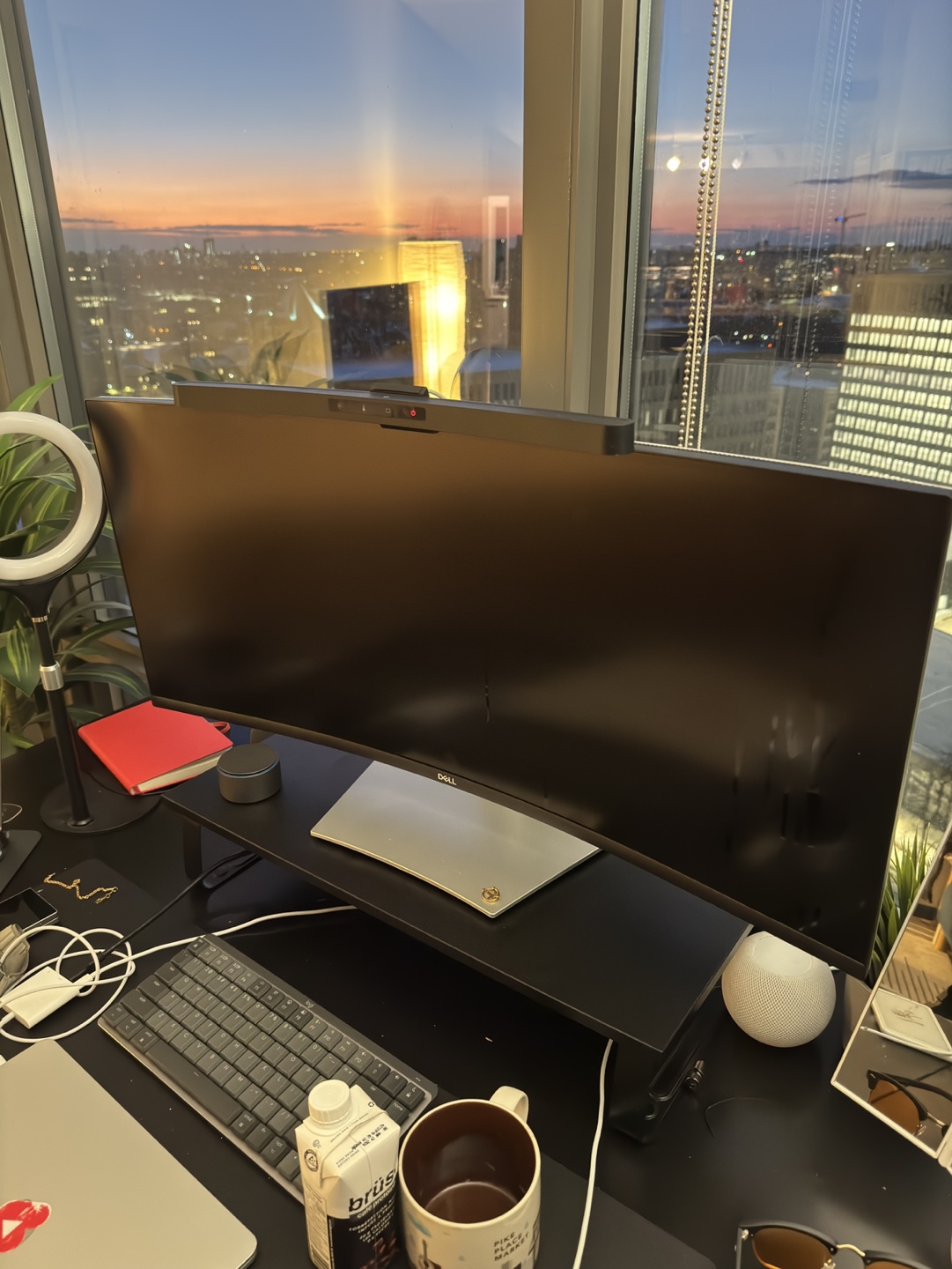 Dell Ultrawide Curved Monitor + Lightbar
