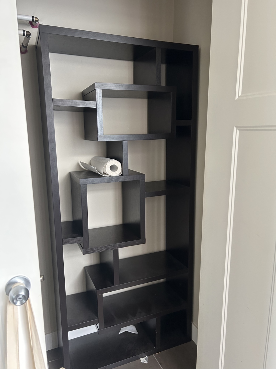 Wooden shelf