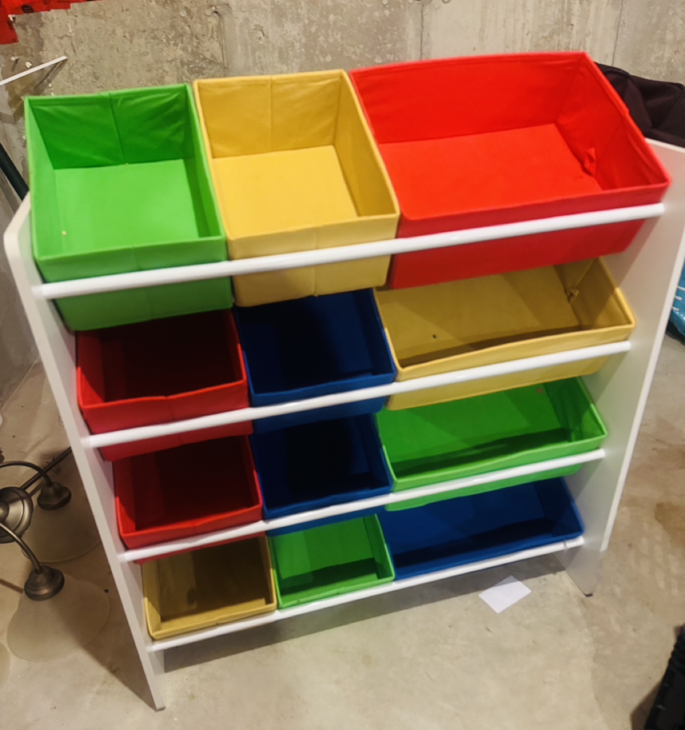 Kids Toy Organizer with Colorful Bins
