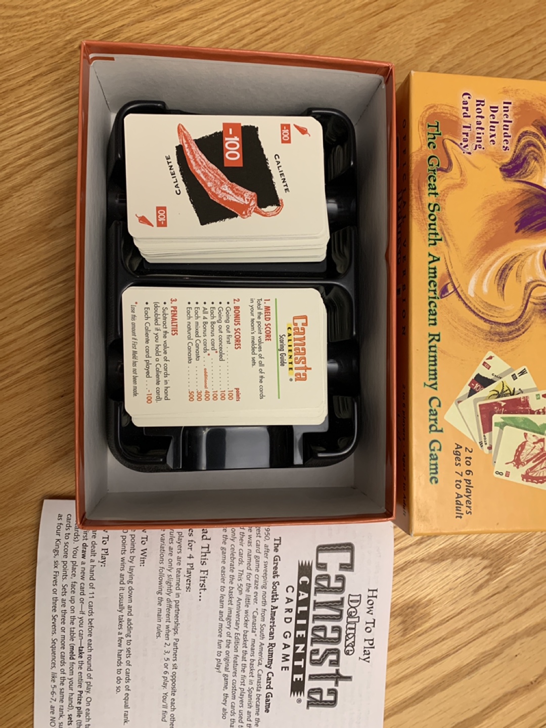 Canasta Caliente Deluxe Card Game - photo 2