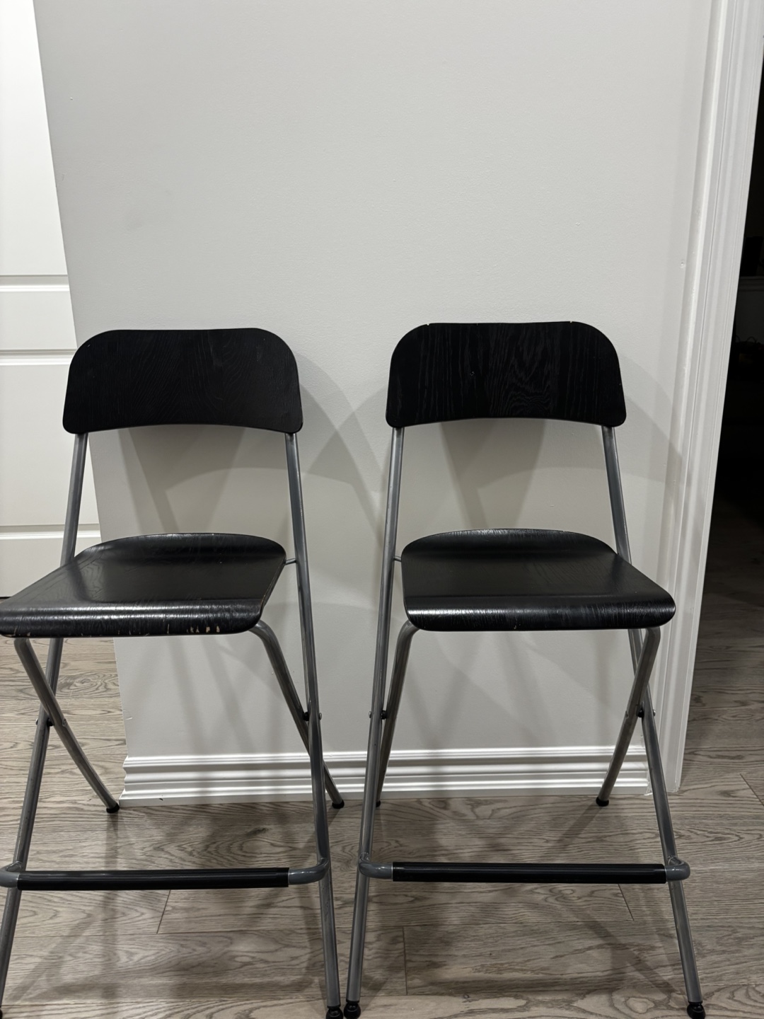 Pair of IKEA Folding Stools - photo 2