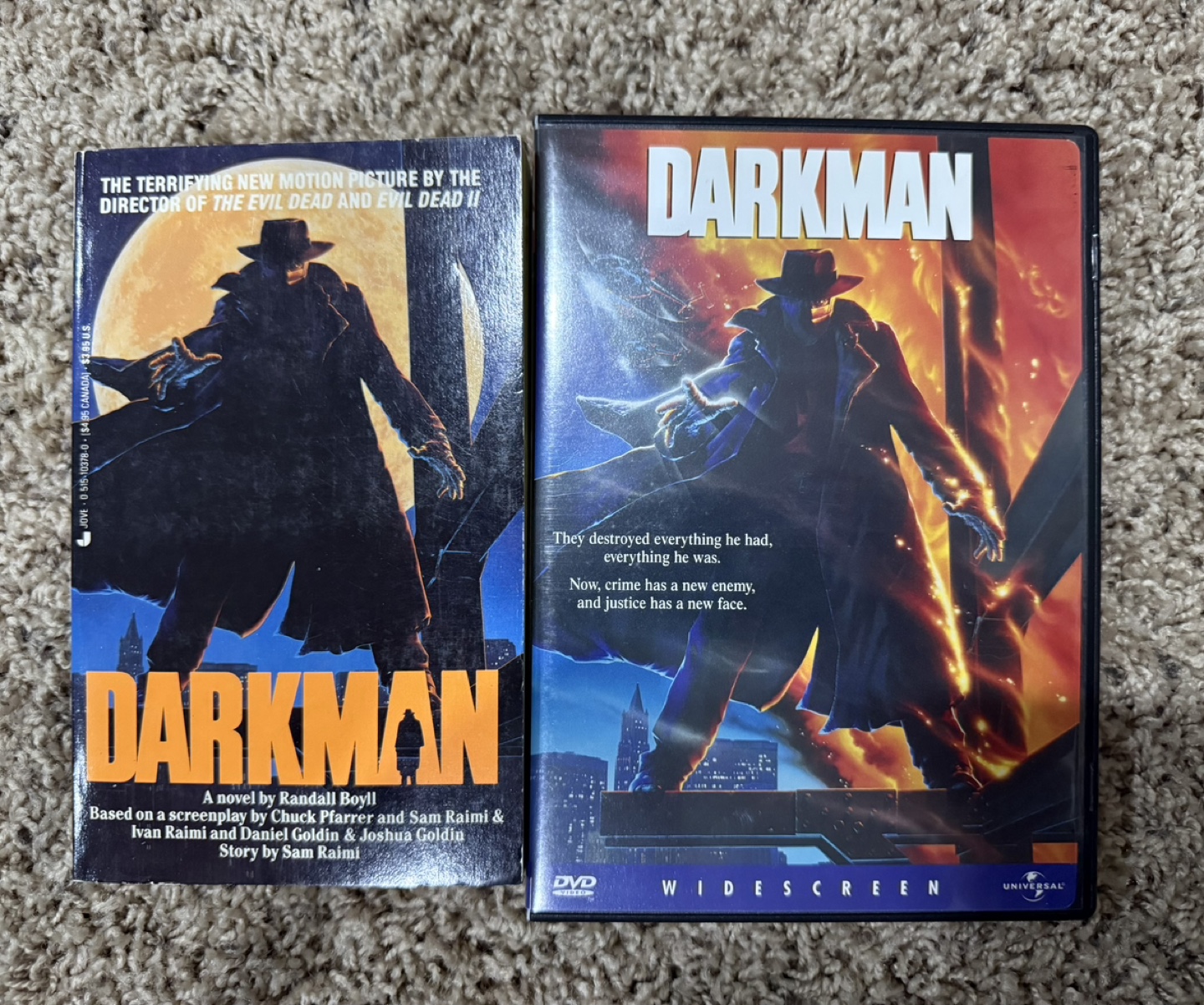 Darkman Novel & DVD