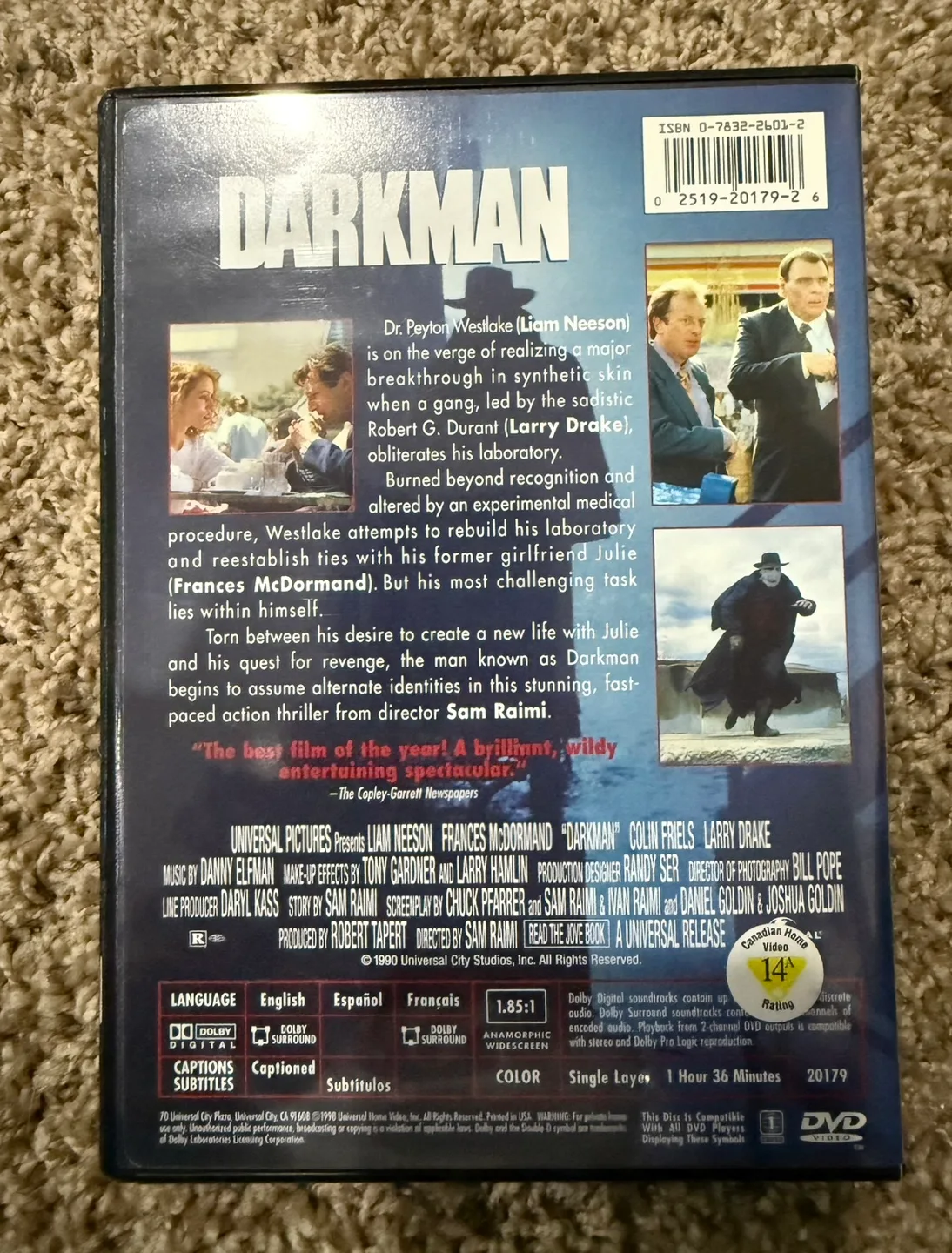 Darkman Novel & DVD image indicator(8)