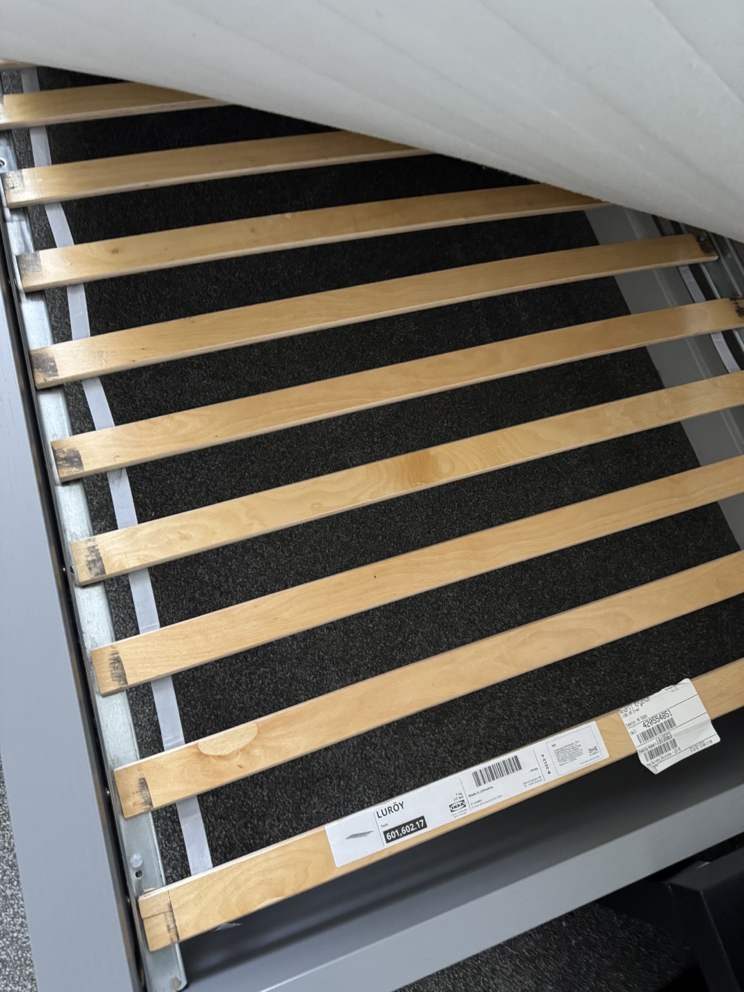 IKEA Single Bed Frame with Mattress - photo 3
