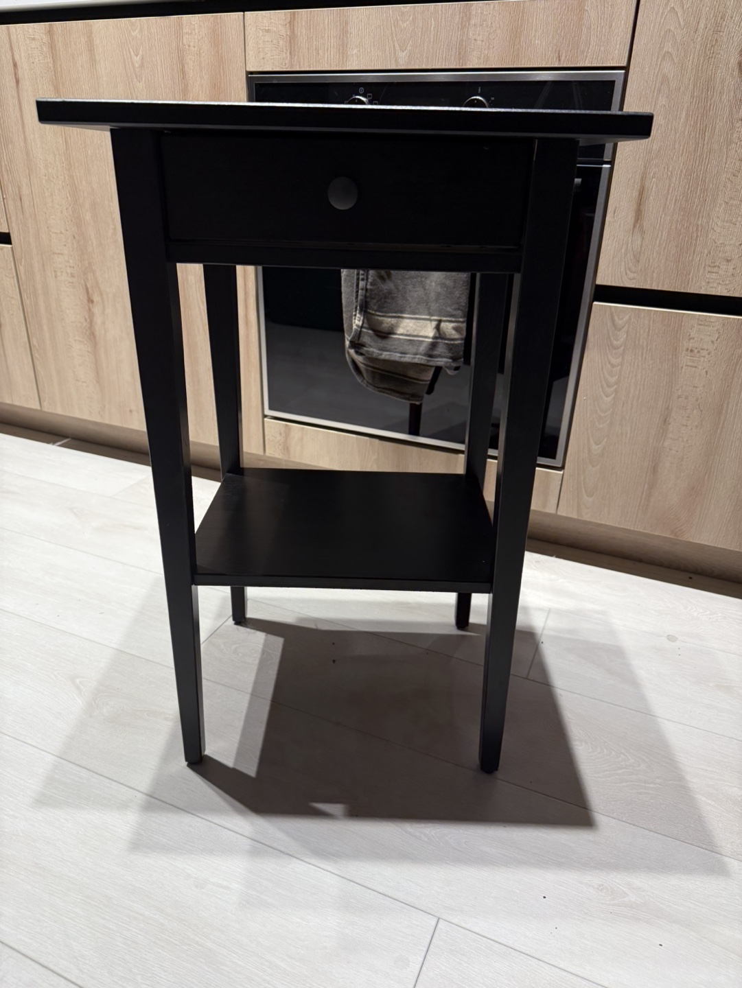 IKEA HEMNES Black-Brown Nightstand