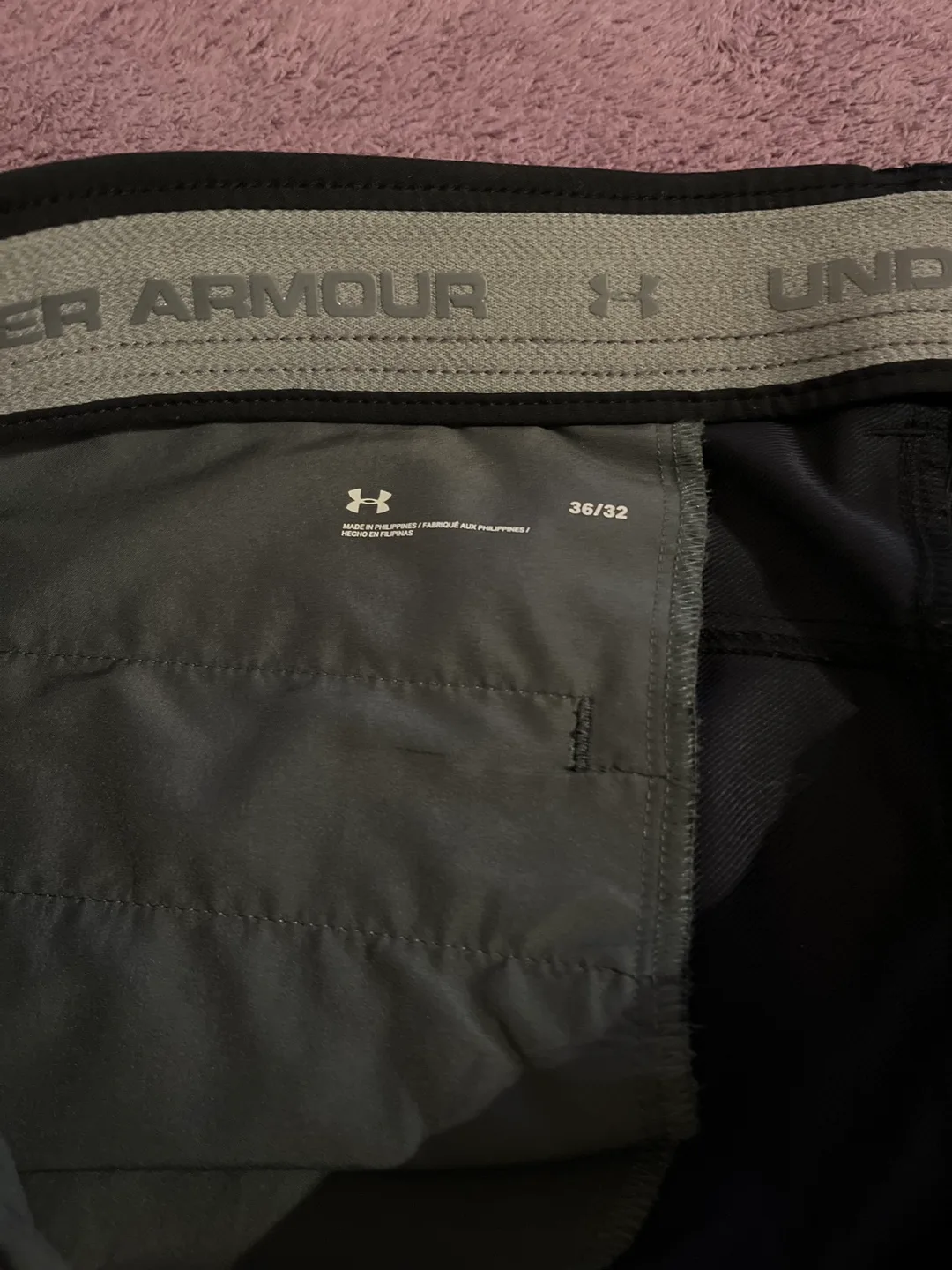 Men's Under Armour Black Golf Pants - Size 36/32 image indicator(2)