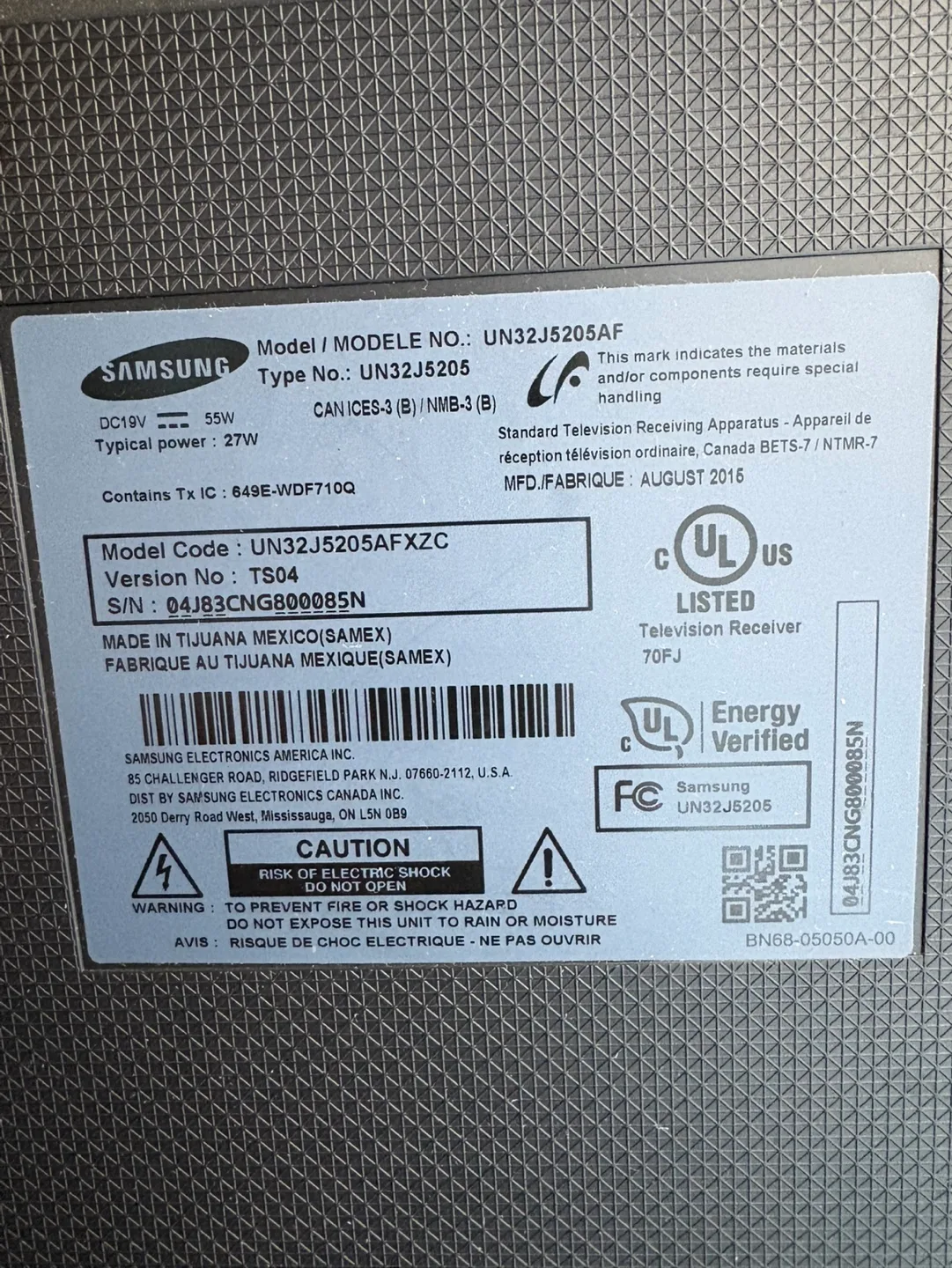 Samsung Smart TV 32-inch, Adapter & Remote image indicator(4)