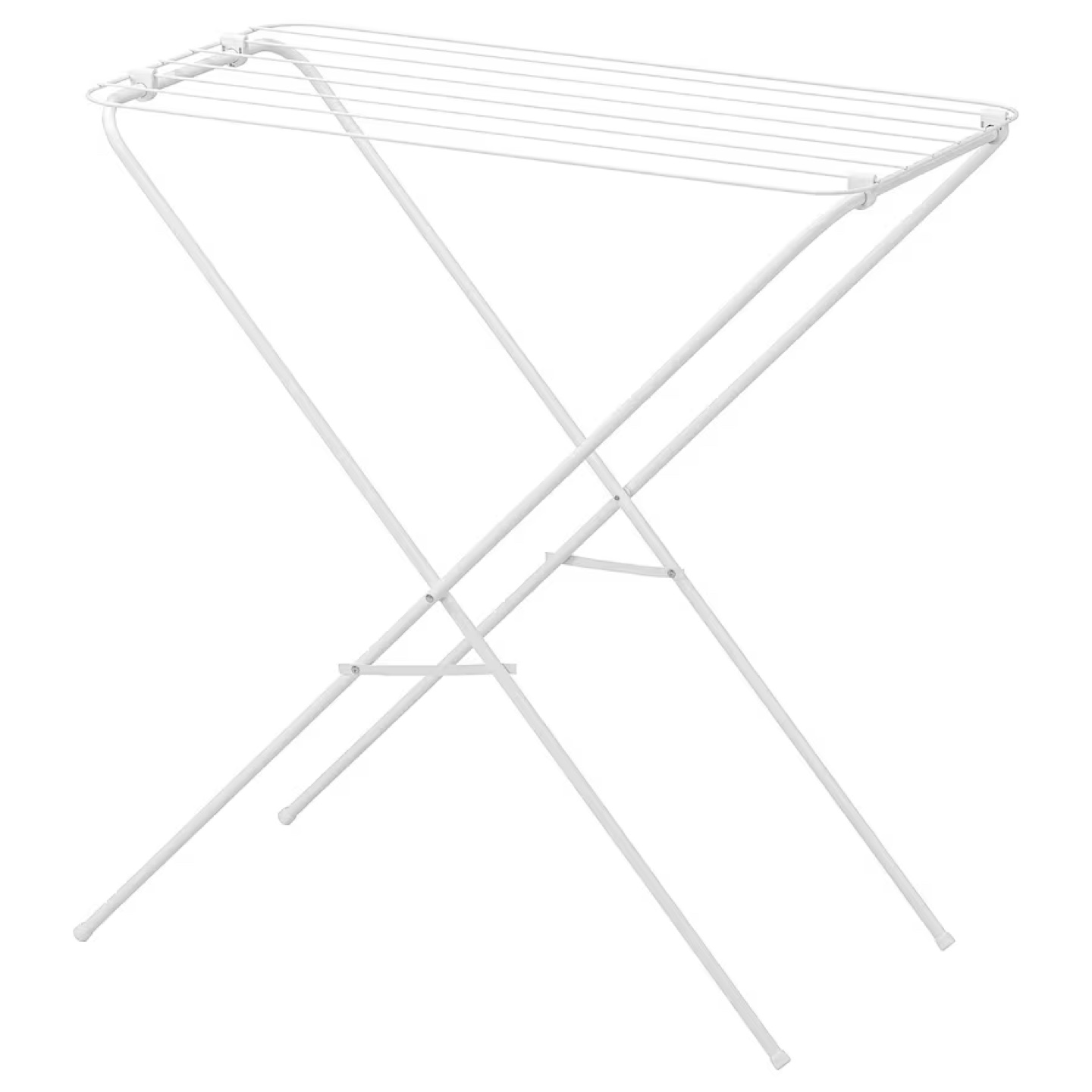 White Foldable Clothes Drying Rack
