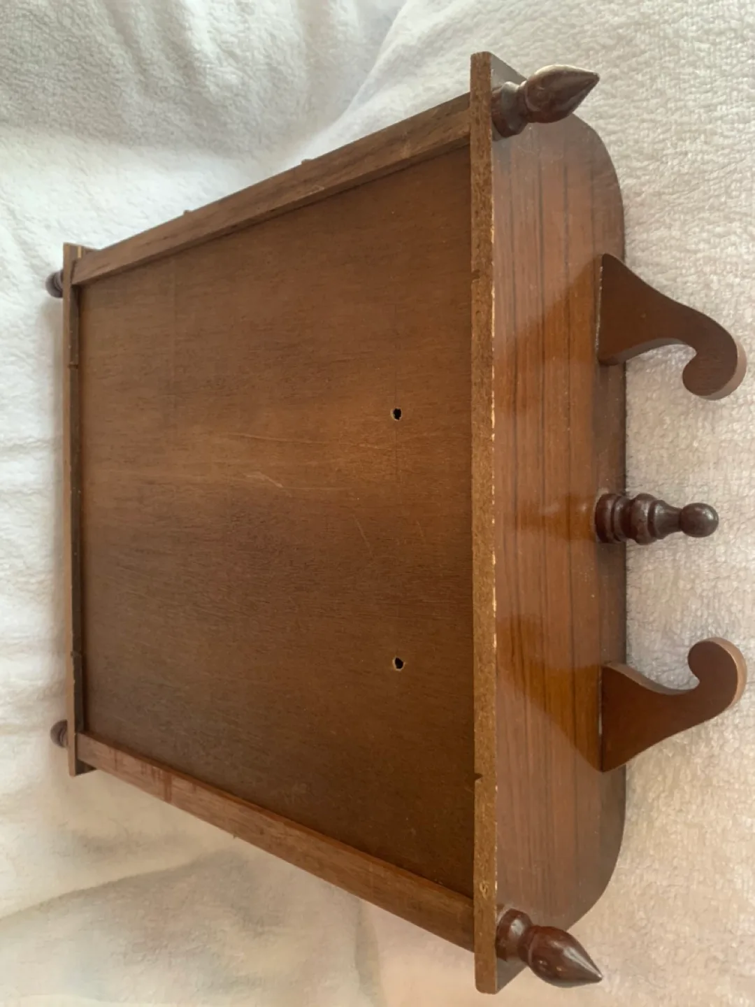 Vintage Wooden Display Curio Cabinet image indicator(5)