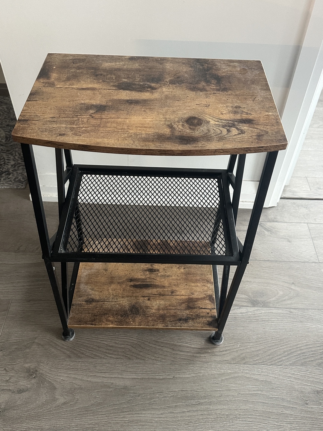 LEMONDA 3-Tier Industrial End Tables (Set of 2) - photo 2