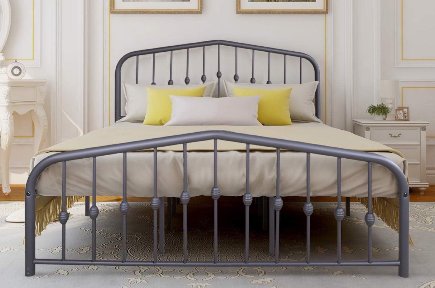 Queen Metal Bed Frame with Headboard - photo 5