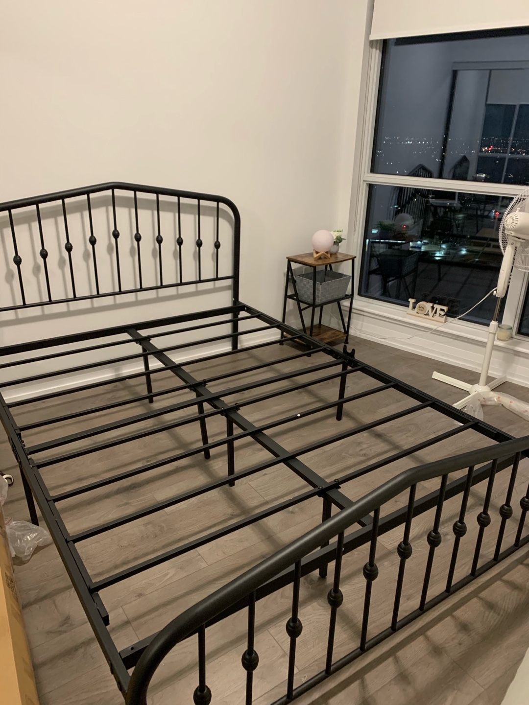 Queen Metal Bed Frame with Headboard