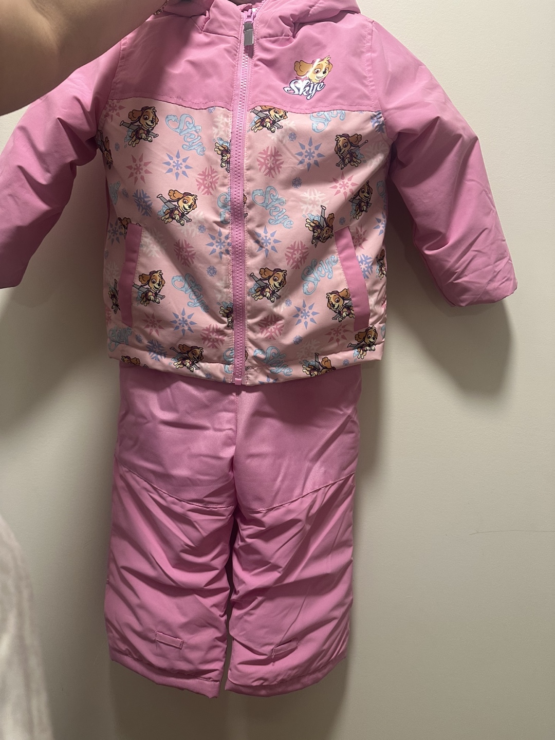 Paw Patrol Girls Pink Snowsuit Size 4T