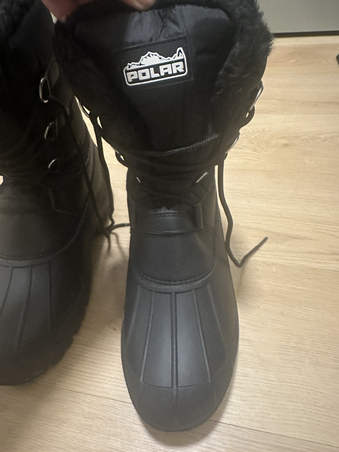 Men’s Black Polar Winter Boots - Size UK11/US12/EU45