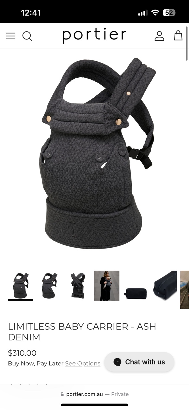 Portier Baby Carrier & Travel Case + Samsung Buds+ - photo 2