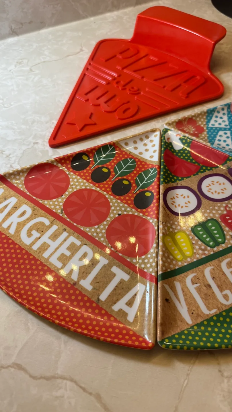 Pizza Slice Serving Platter Set thumbnail