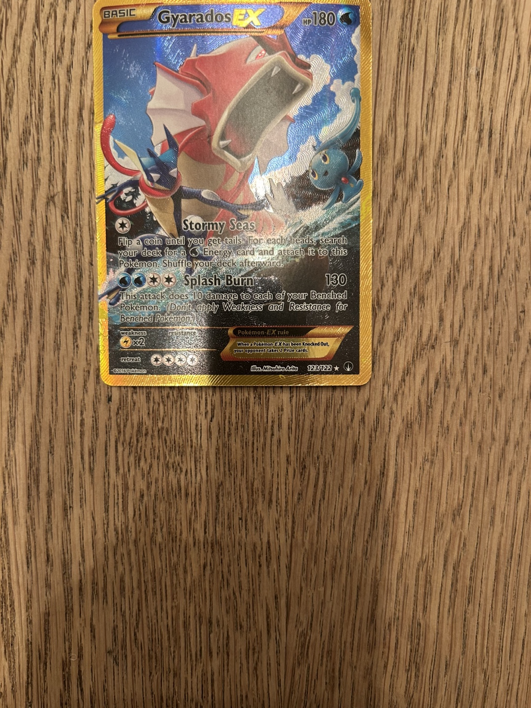 Gyarados EX Pokemon Card - XY-Roaring Skies