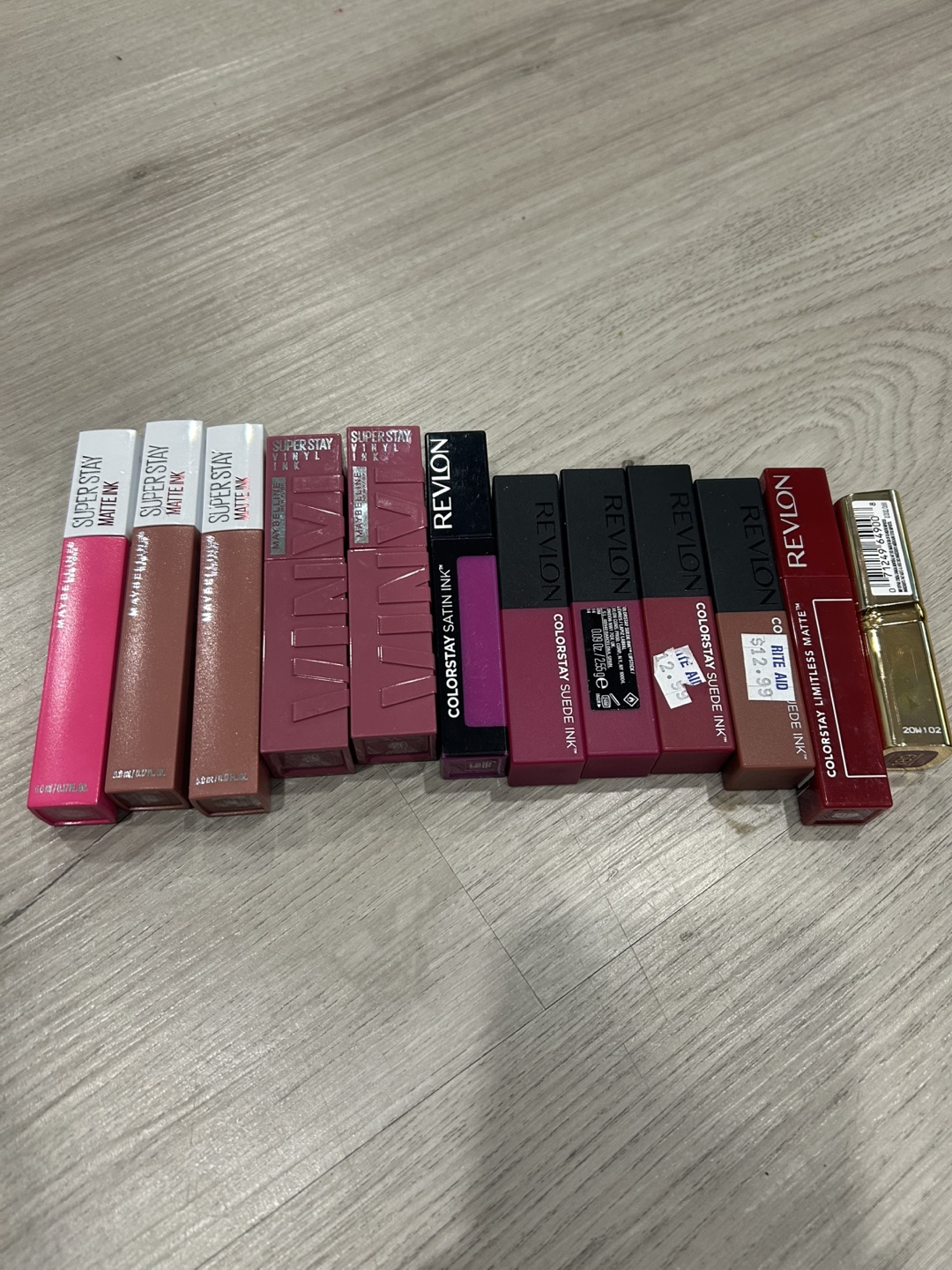 Bundle of Revlon and Maybelline Lipsticks