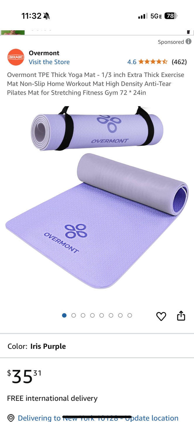Overmont Yoga Mat - Mint - photo 3